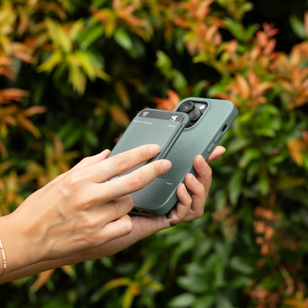 RECLA-GRN-NP23PM (RE)CLASSIC CASE FOR IPHONE 15 PRO MAX SLATE GREEN, чехол для iPhone 15PRO MAX